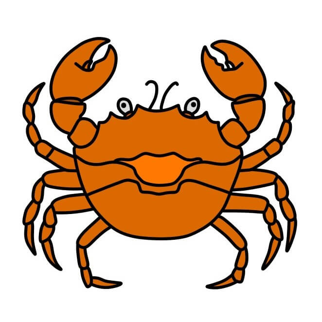 Jak Nakreslit Crab 6-8