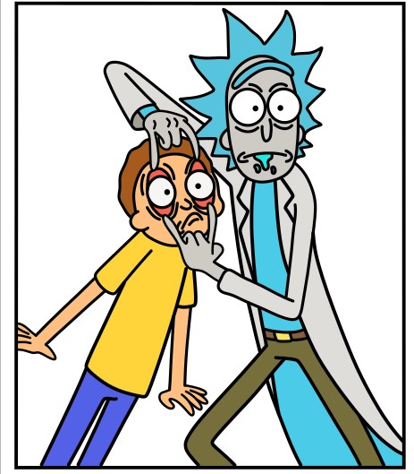 Jak Nakreslit Rick and Morty 2 (18)