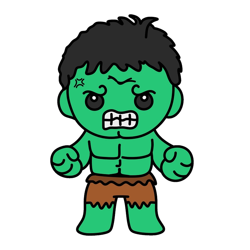 Jak Nakreslit Hulk 2 (11)