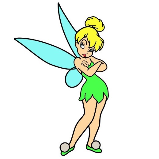 Jak Nakreslit Tinkerbell 7 (8)