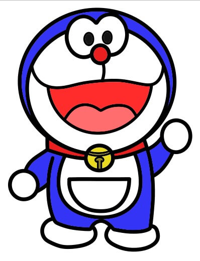 Jak Nakreslit Doraemon (10)