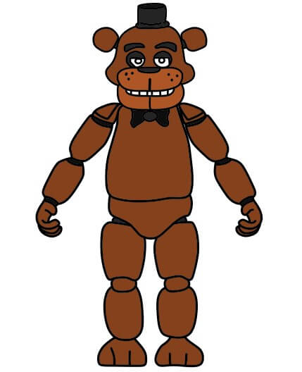 Jak Nakreslit Freddy Fazbear 1 (13)