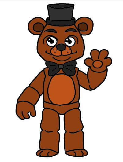 Jak Nakreslit Freddy Fazbear 2 (11)