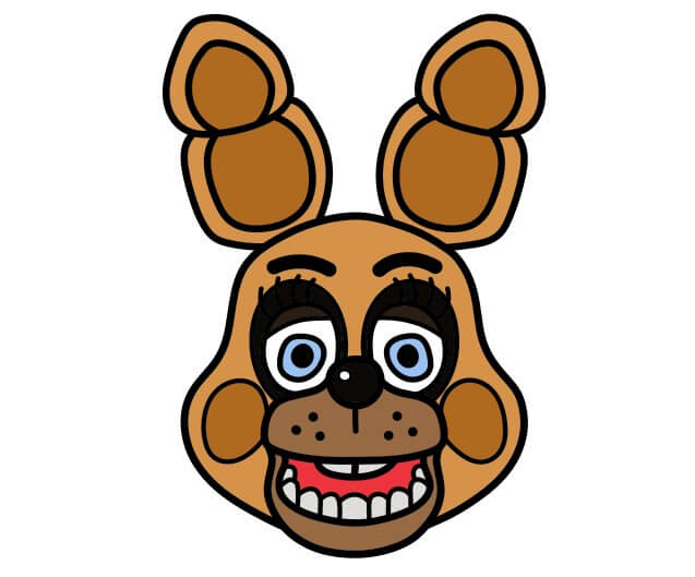 Jak Nakreslit Freddy Fazbear 3 (8)