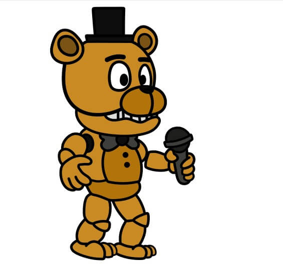 Jak Nakreslit Freddy Fazbear 4 (12)