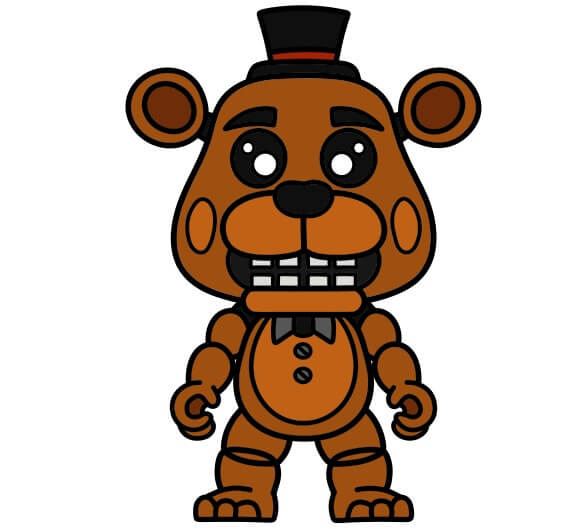 Jak Nakreslit Freddy Fazbear 5 (13)