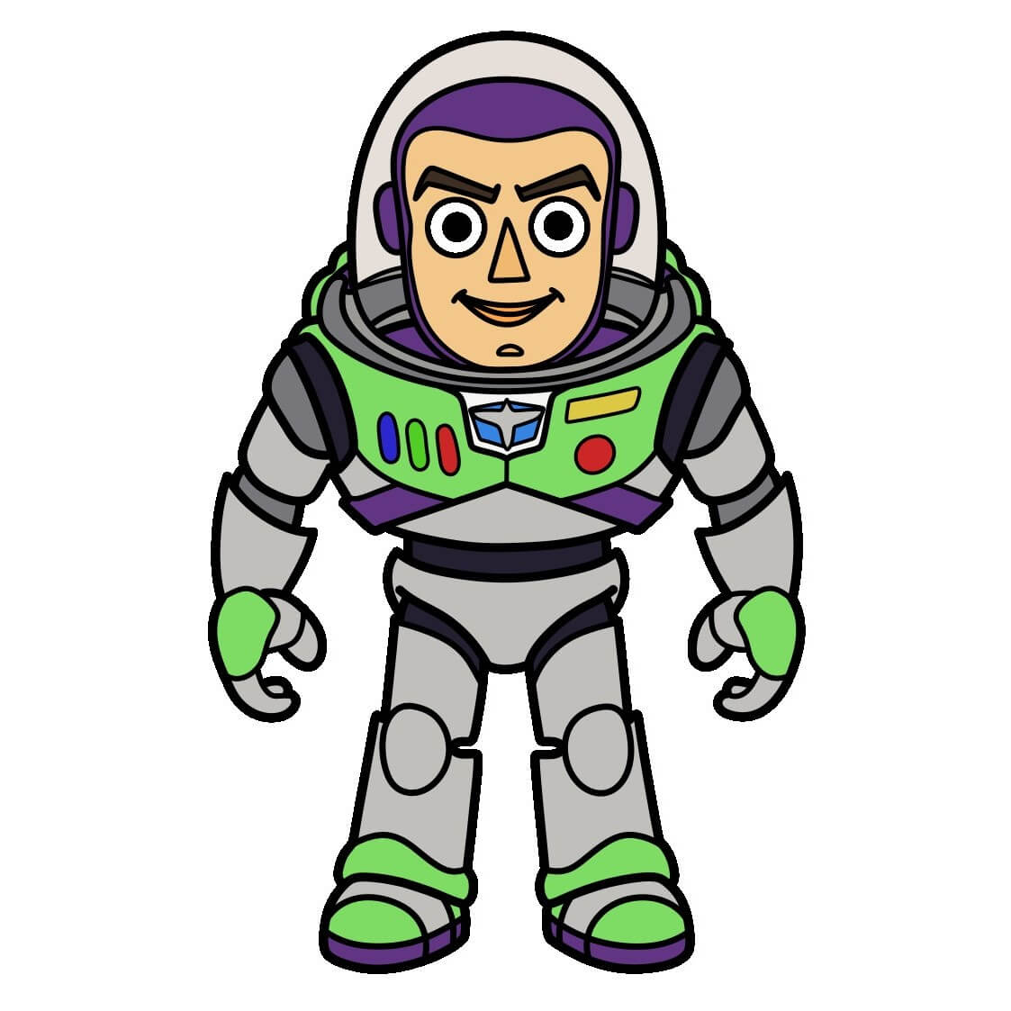 Jak Nakreslit Buzz Lightyear 11