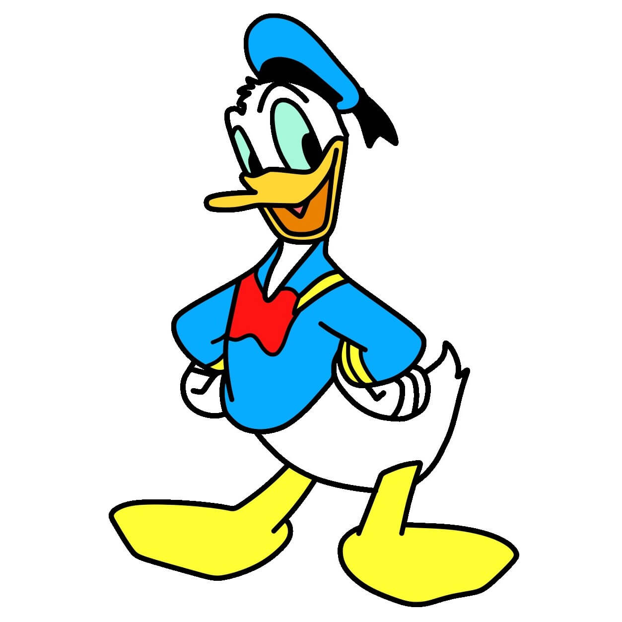 Jak Nakreslit Donald Duck 10