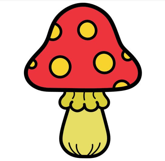 Jak Nakreslit Mushroom 5 (6)