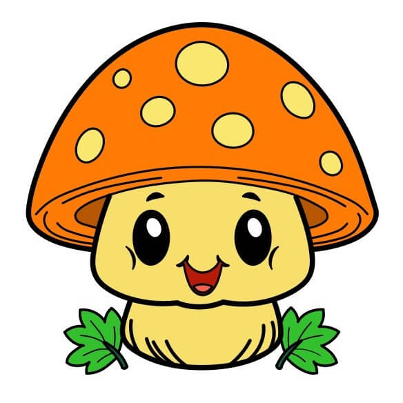 Jak Nakreslit Mushroom 6 (10)