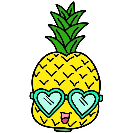 Jak Nakreslit Pineapple 4-8