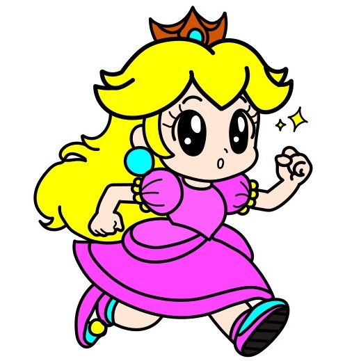 Jak Nakreslit Princess Peach 5 (10)