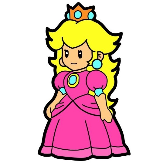 Jak Nakreslit Princess Peach 6 (11)