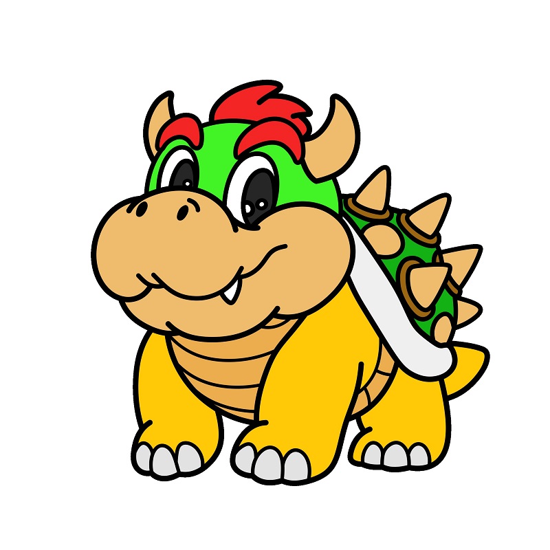 Jak Nakreslit Bowser 2 (10)