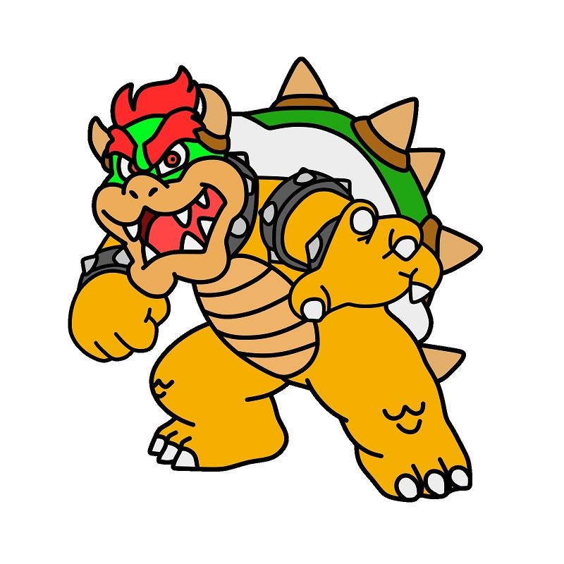 Jak Nakreslit Bowser 3 (13)