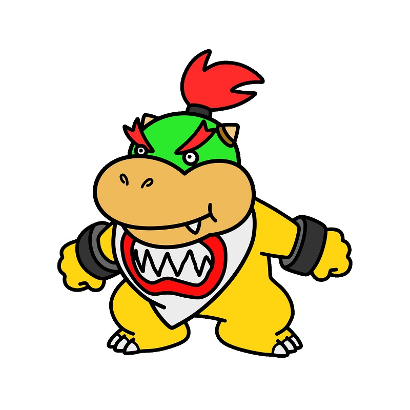 Jak Nakreslit Bowser 6 (12)