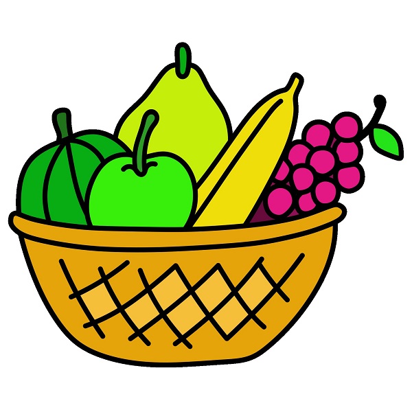 Jak Nakreslit Fruit basket 3 (8)