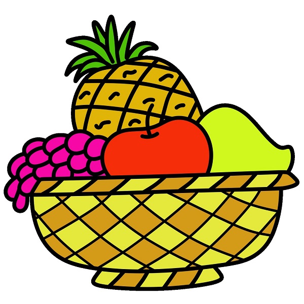 Jak Nakreslit Fruit basket 6 (8)