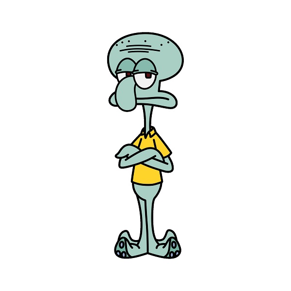 Jak Nakreslit Squidward 3 (9)