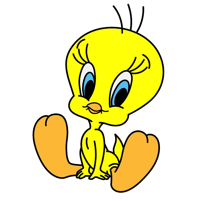 Jak Nakreslit Tweety 2 (8)