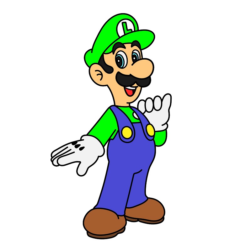 Jak Nakreslit Luigi 2 (10)