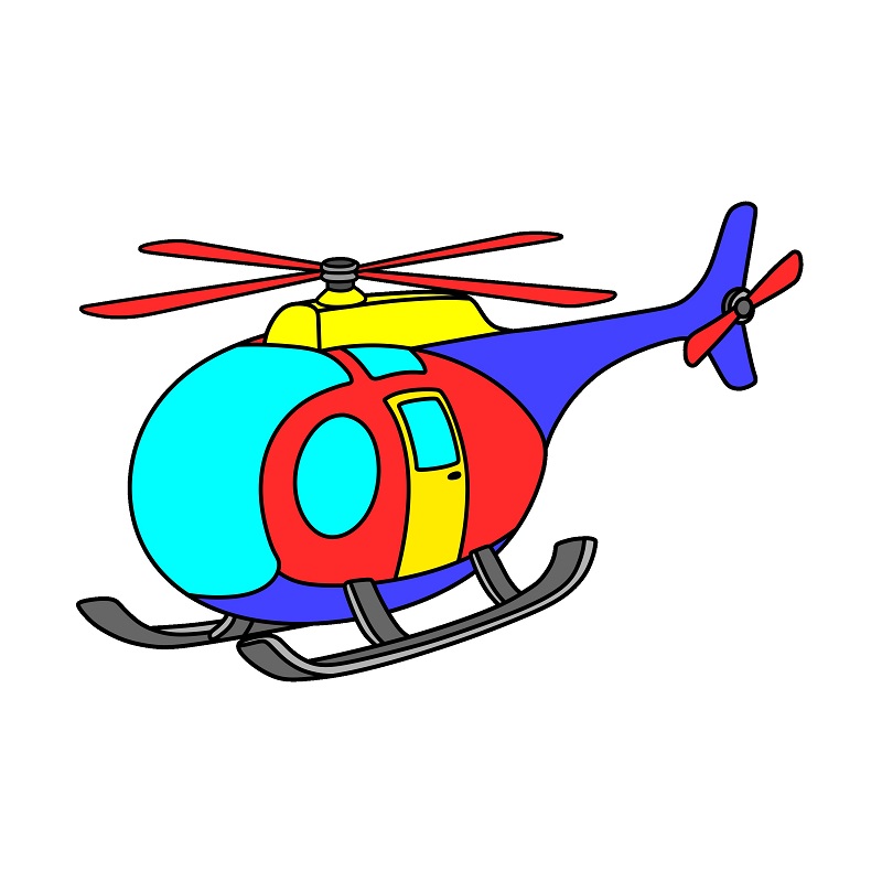 Jak Nakreslit Helicopter 2 (10)