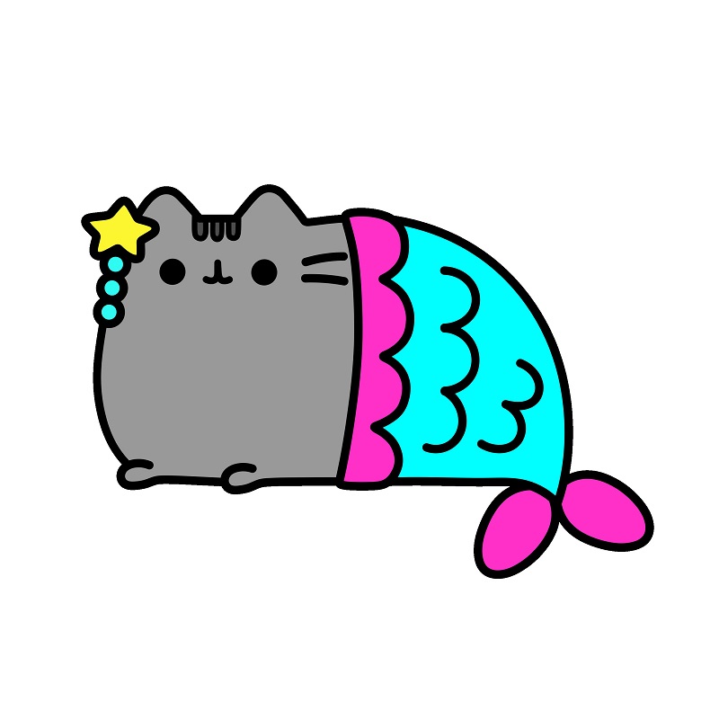 Jak Nakreslit Pusheen 5 (8)