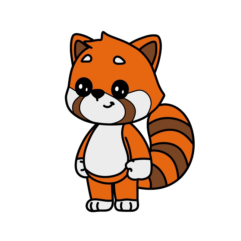 Jak Nakreslit Red Panda 5 (9)