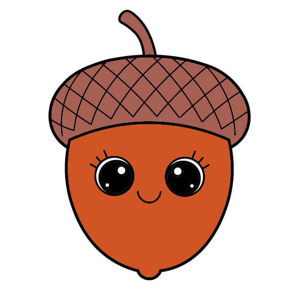 Jak Nakreslit Žalud