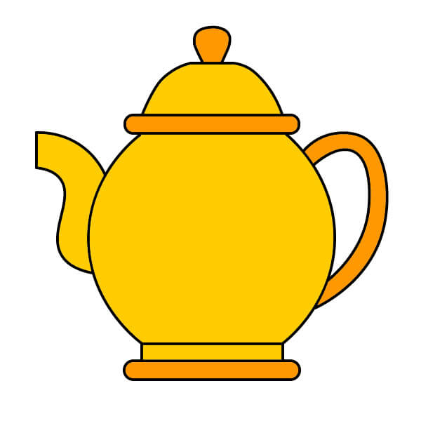 Jak Nakreslit Čajník 2-7