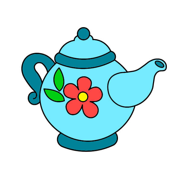 Jak Nakreslit Čajník 3-9