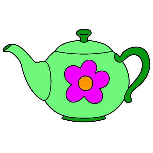 Jak Nakreslit Čajník 4-7