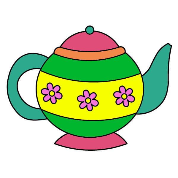 Jak Nakreslit Čajník 6-9