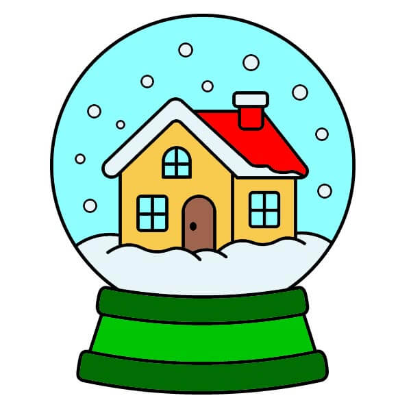 Jak Nakreslit Sněhová koule 2-10