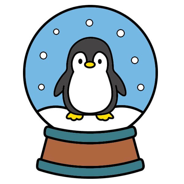 Jak Nakreslit Sněhová koule 4-9