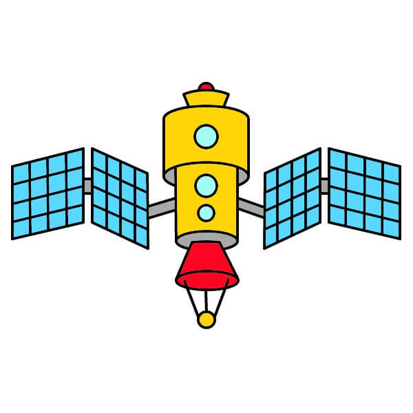 Jak Nakreslit Satelit