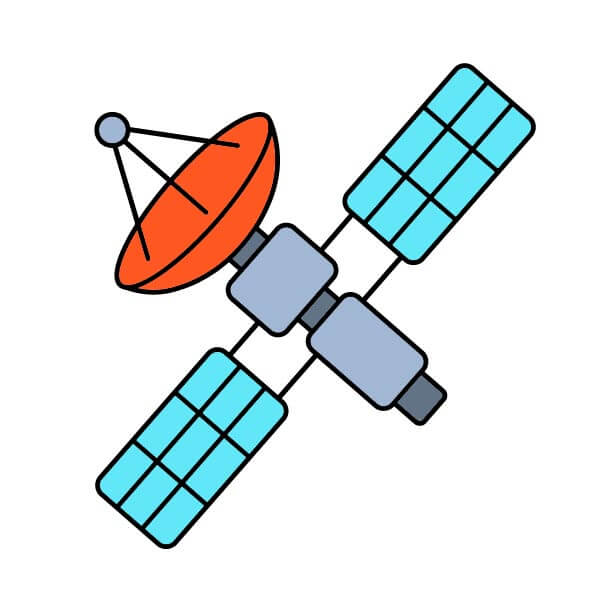 Jak Nakreslit Satelit 4-8