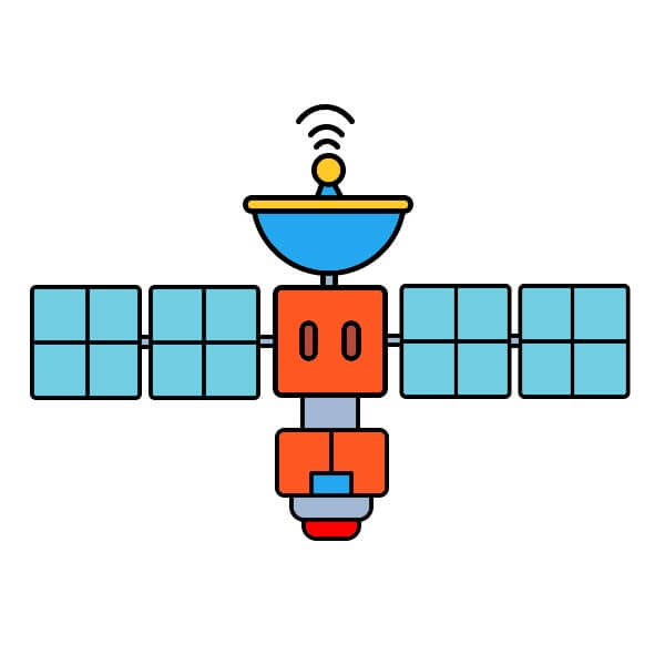 Jak Nakreslit Satelit 5-10