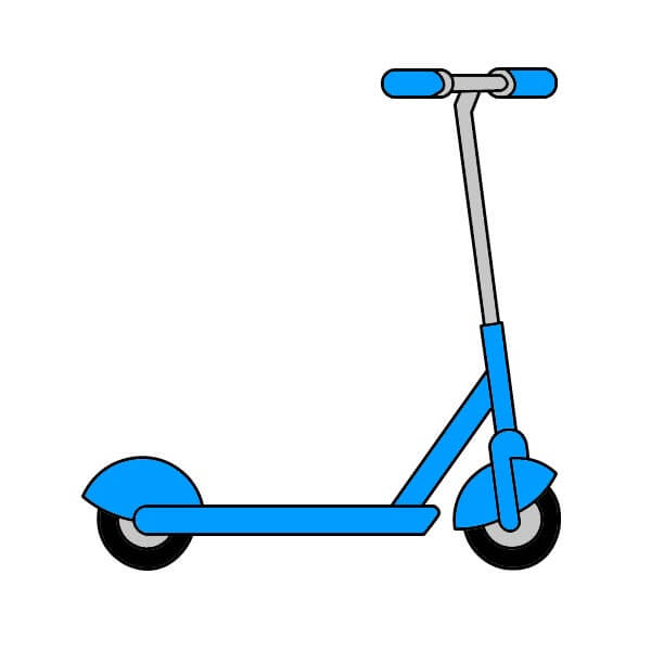 Jak Nakreslit Scooter 2-9