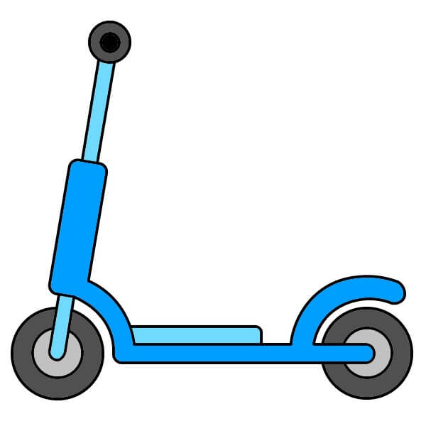 Jak Nakreslit Scooter 4-11