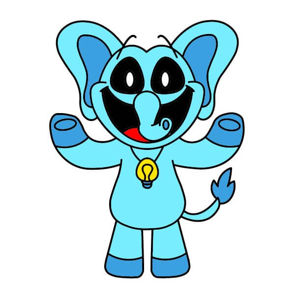 Jak Nakreslit Smiling Critters Bubba Bubbaphant 12