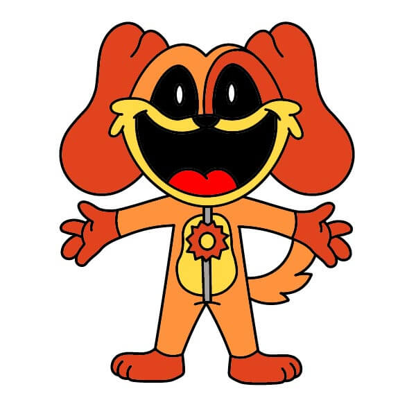 Jak Nakreslit Smiling Critters Dogday 12