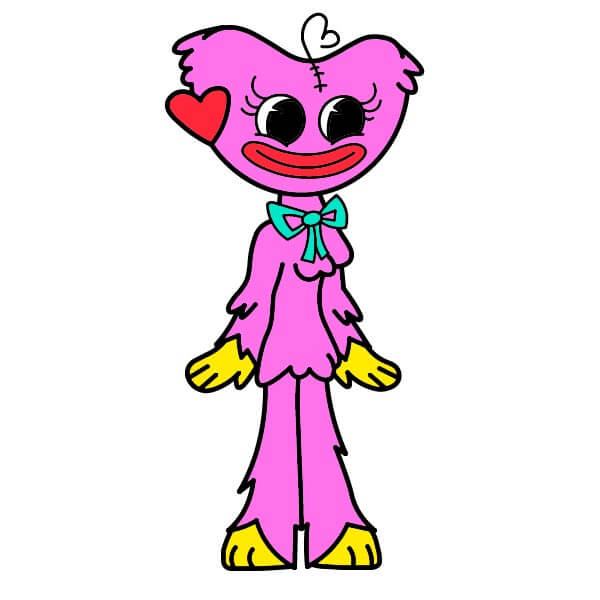 Jak Nakreslit Kissy Missy Poppy Playtime 12