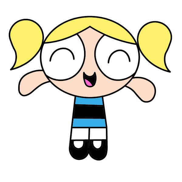 Jak Nakreslit Raketové holky Bublinka 2-9