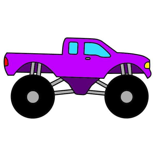 Jak Nakreslit Monster Truck 4-11
