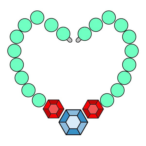 Jak Nakreslit Náhrdelník 3-7