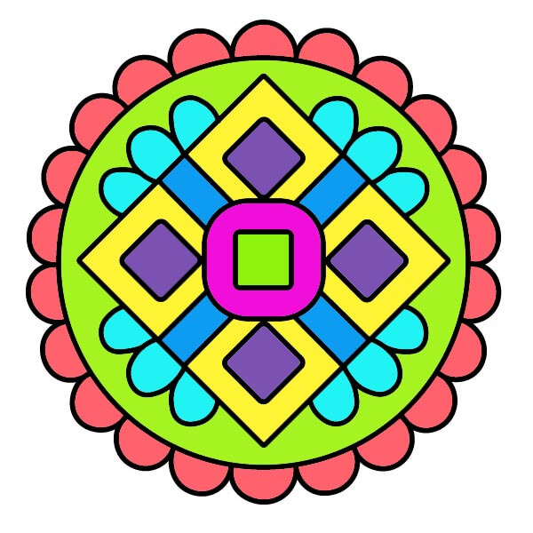 Jak Nakreslit Mandala