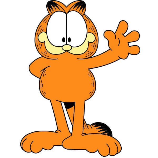 Jak Nakreslit Garfield