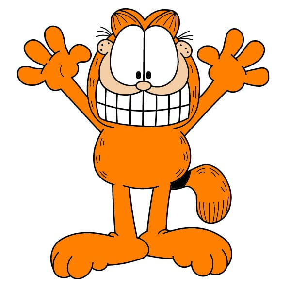 Jak Nakreslit Garfield 4-12