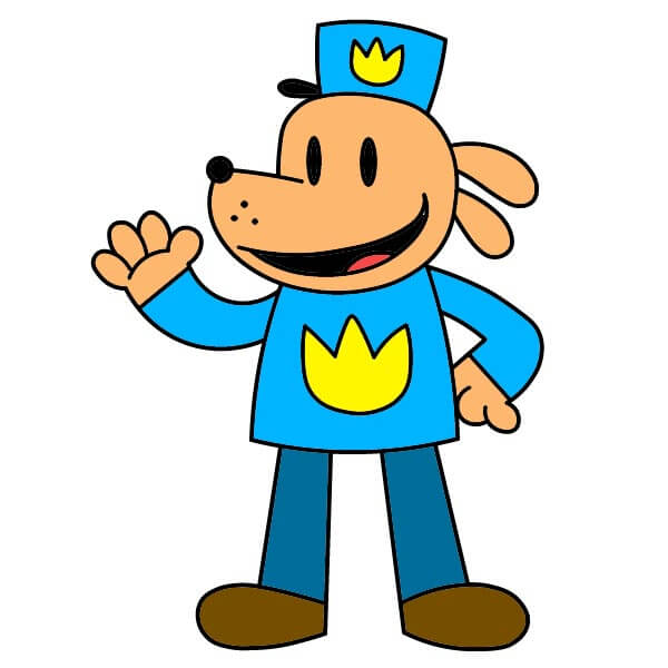 Jak Nakreslit Dog Man